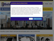 Tablet Screenshot of goldenadm.com.br